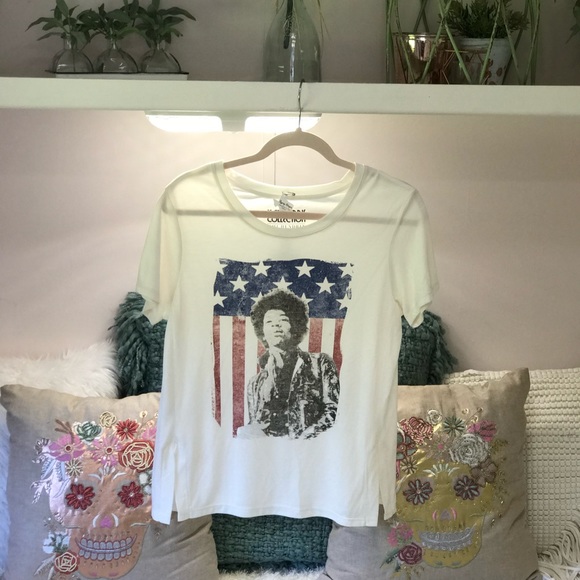 Tops - LAST ONE Jimi Hendrix Graphic Tee Sz XS